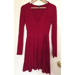 Forever 21 mock wrap dress